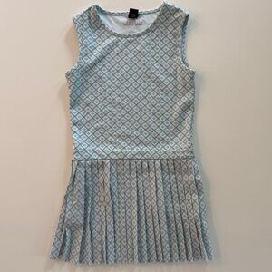 Greyson Girls Sleeveless Leo Golf Dress, Size 8, light blue print